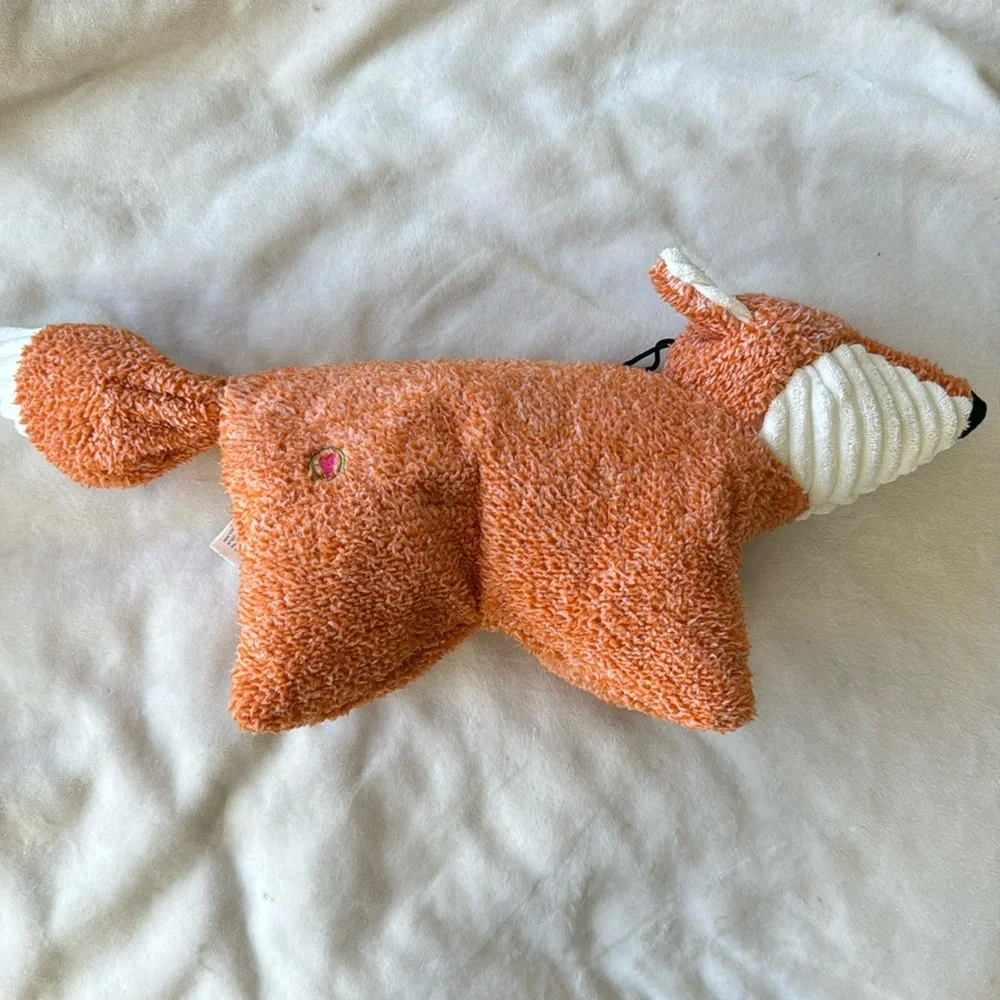 NWOT Huggle Hounds Squooshie™ Fox Plush Dog Toy - Picture 3 of 10